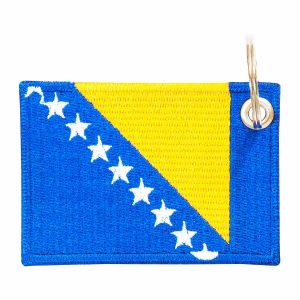 Patch Bordado - Bandeira Da Bósnia BD50221-444 - Chaveiro