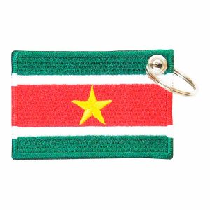 Patch Bordado - Bandeira Do Suriname BD50226-367 - Chaveiro