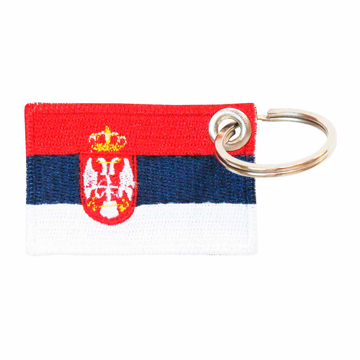 Patch Bordado - Bandeira Da Sérvia Pequena BD50258-340 - Chaveiro