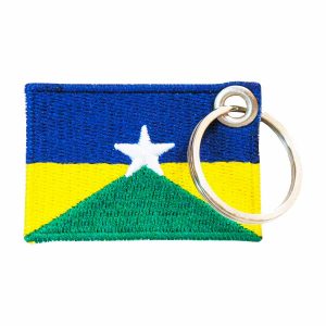 Patch Bordado - Bandeira Da Rondônia Pequena BD50272-39 - Chaveiro