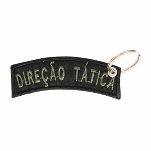 Patch Bordado - Policial Tarja Direcao Tatica DV80028-08P - Chaveiro
