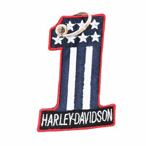Patch Bordado - Motoclube Harley Davidson N1 DV80035-18G - Chaveiro