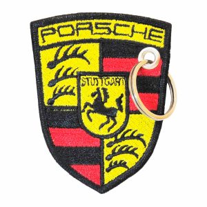 Patch Bordado - Logo Simbolo Porsche DV80071-18 - Chaveiro