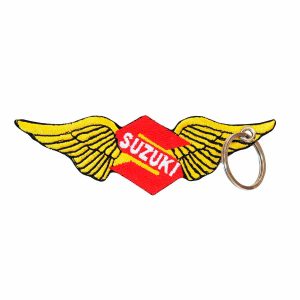 Patch Bordado - Vintage Asas Moto Suzuki DV80100-285 - Chaveiro