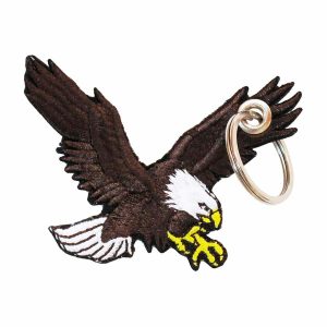 Patch Bordado - Aguia Marrom Cabeça Branca Americana DV80103-14P - Chaveiro