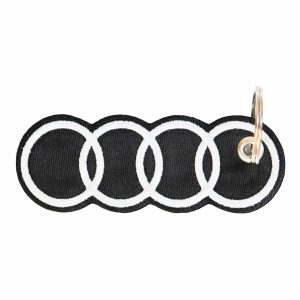 Patch Bordado - Marca Logo Audi DV80105-310 - Chaveiro