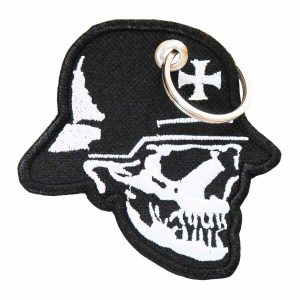 Patch Bordado Caveira Soldado Alemanha Cruz Ferro DV80106-300 - Chaveiro