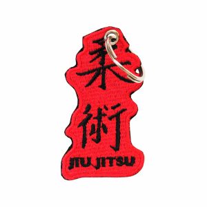Patch Bordado - Escrita Japones Jiu Jitsu Preto DV80113-138 - Chaveiro