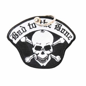 Patch Bordado - Motociclista Mal Ate O Osso DV80121-312 - Chaveiro