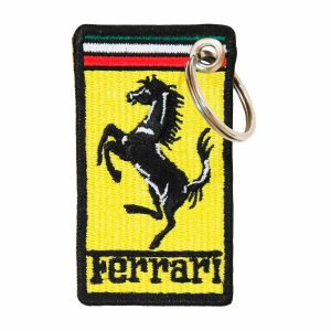 Patch Bordado - Logo Marca Ferrari DV80192-29 - Chaveiro