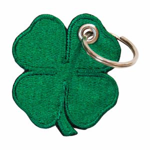 Patch Bordado - Trevo Quatro Folhas DV80245-354 - Chaveiro