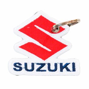 Patch Bordado - Logo Marca Suzuki DV80247-407 - Chaveiro