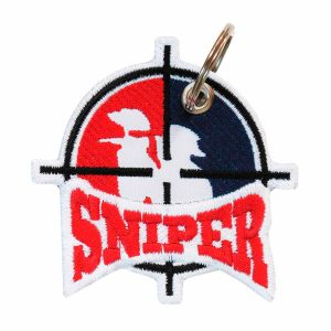 Patch Bordado - Airsoft Mira Atirador Elite Sniper DV80263-133 - Chaveiro
