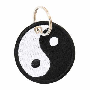 Patch Bordado - Bem Mal Yin Yang Taoismo DV80403-168 - Chaveiro