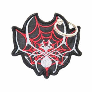 Patch Bordado - Aranha e Teia DV80405-420 - Chaveiro