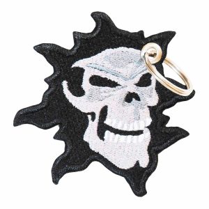 Patch Bordado - Motociclista Caveira Sombra DV80418-180 - Chaveiro