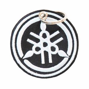 Patch Bordado - Logo Moto Yamaha Prata DV80425-200 - Chaveiro