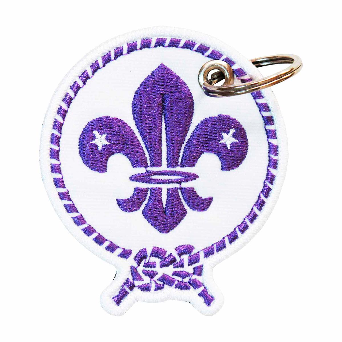 Patch Bordado - Flor De Lis Escoteiro DV80511-314 - Chaveiro
