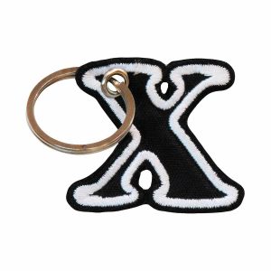 Patch Bordado - Letras Alfabeto Letra x DV80537-419 - Chaveiro