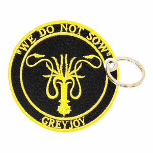 Patch Bordado - Casa Greyjoy Game Of Thrones DV80576-32 - Chaveiro