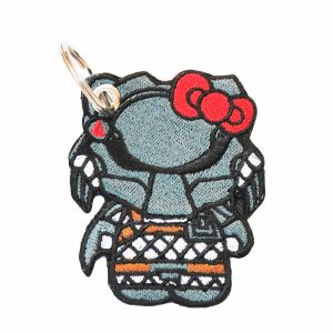 Patch Bordado - Hello Kitty O Predador DV80626- - Chaveiro