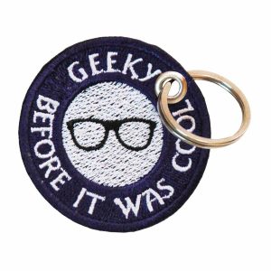 Patch Bordado - Geek Antes De Virar Moda DV80627- - Chaveiro
