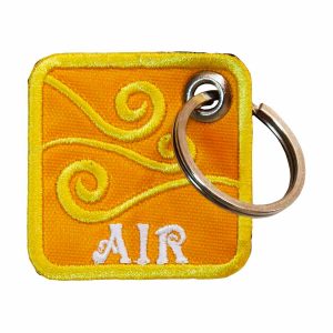 Patch Bordado - Geek Simbolo Elemento Ar Avatar DV80650- - Chaveiro