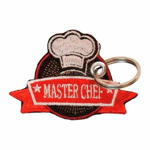 Patch Bordado - Comida Selo Master Chef C/ Chapeu DV80679- - Chaveiro
