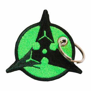 Patch Bordado - Jogo Overwatch Genji Shuriken Ninja DV80686- - Chaveiro