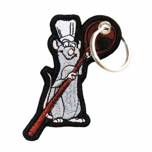 Patch Bordado - Ratinho Cozinha Ratatouille DV80699- - Chaveiro