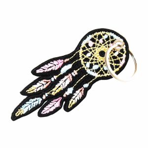 Patch Bordado - Apanhador Filtro Pegador De Sonhos DV80705- - Chaveiro