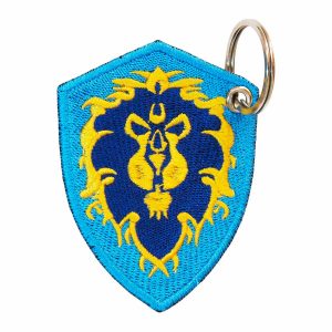Patch Bordado - World Of Warcraft Aliança DV80707- - Chaveiro