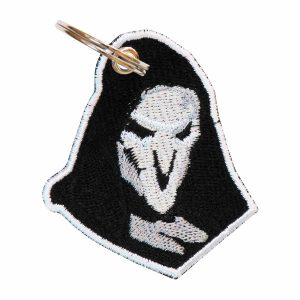 Patch Bordado - Caveira Spray Overwatch Reaper DV80721- - Chaveiro