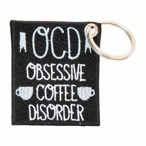Patch Bordado - Viciado Em Cafe DV80742- - Chaveiro
