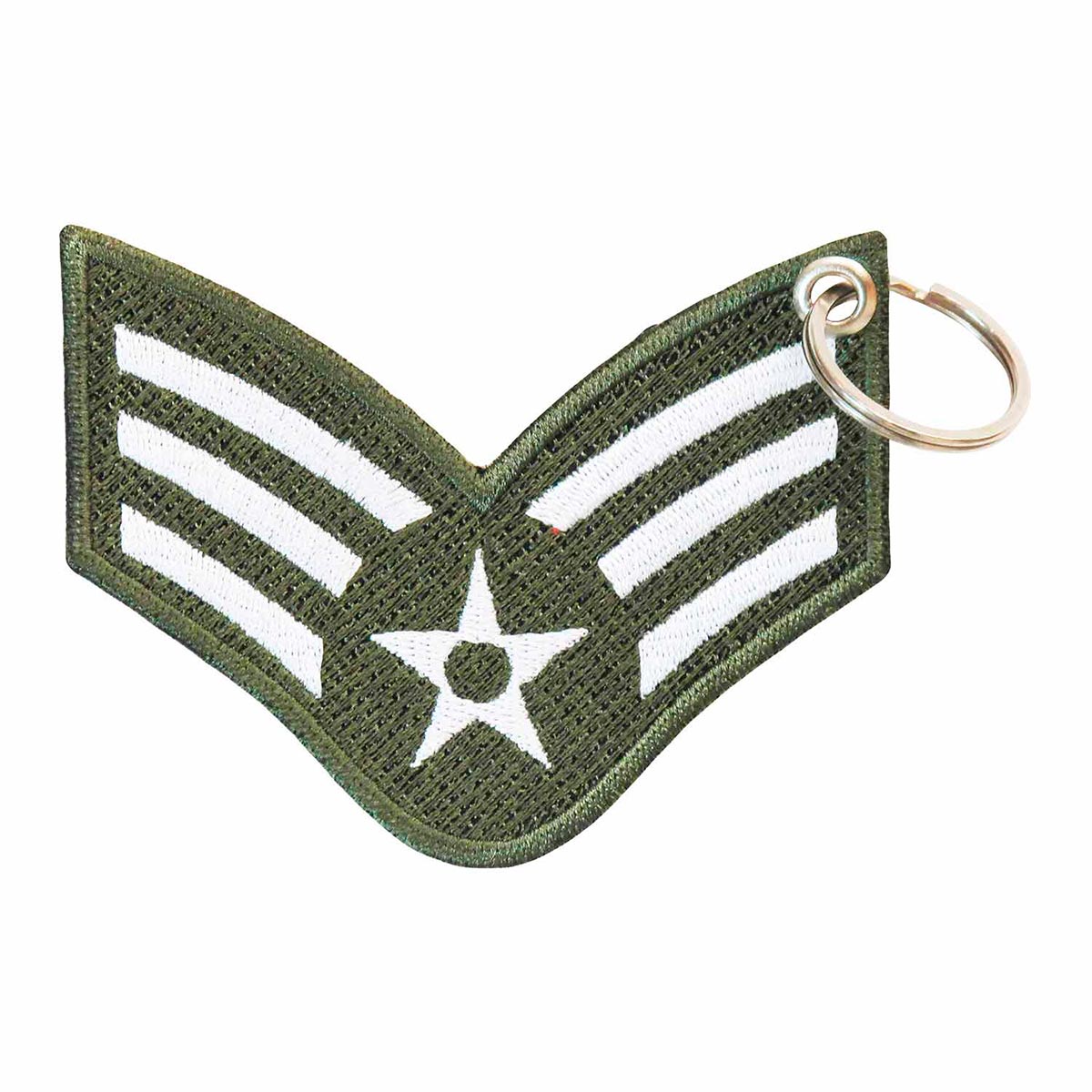 Patch Bordado - Divisa 3º Sargento Aeronautica Eua EX10066-456 - Chaveiro