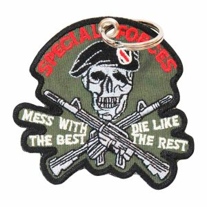 Patch Bordado Caveira Forcas Especiais Infantaria EX10077-293 - Chaveiro