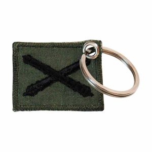 Patch Bordado p/ Gola - Simbolo Material Belico EX10148-455 - Chaveiro