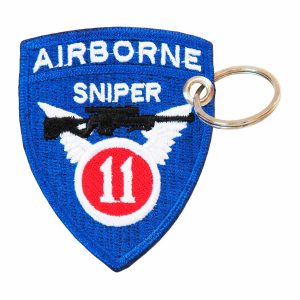 Patch Bordado - 11º Comando Snipers Divisa Airborne EX10165-53 - Chaveiro