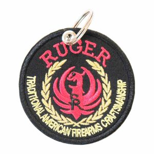 Patch Bordado - Simbolo Oficial Armas Ruger Firearms EX10178-224 - Chaveiro