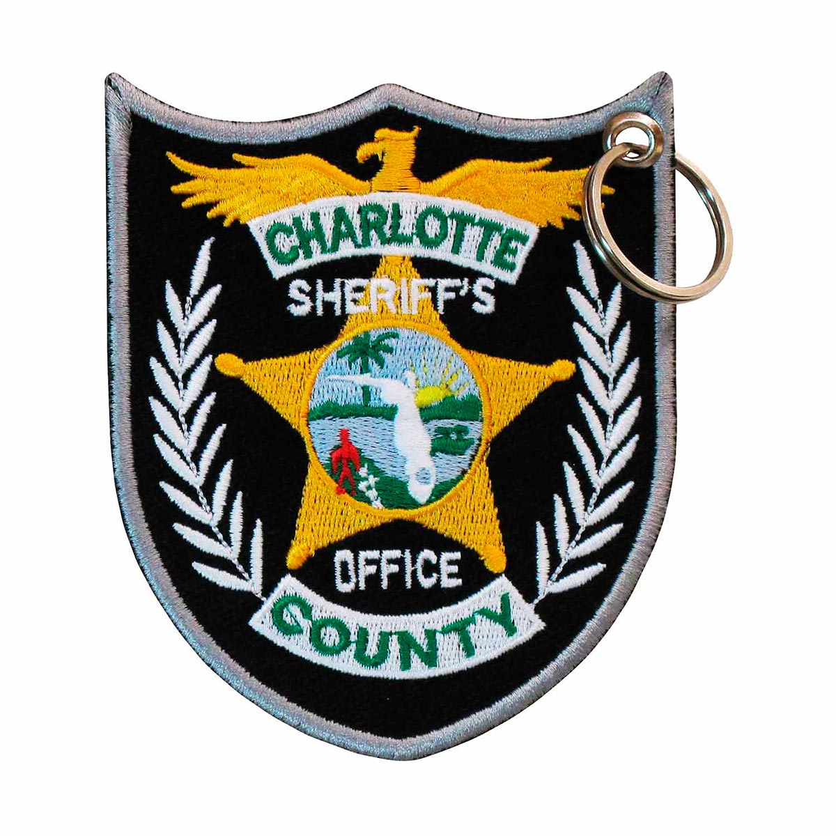 Patch Bordado - Policia Sheriff Florida PL60022-185 - Chaveiro