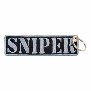 Patch Bordado - Airsoft Tarja Sniper PL60089-406 - Chaveiro
