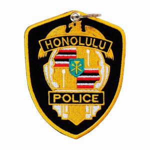 Patch Bordado - Policia Cidade Honolulu Havai USA PL60098-150 - Chaveiro
