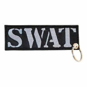 Patch Bordado - Tarja Airsoft Policia Swat PL60115-257 - Chaveiro