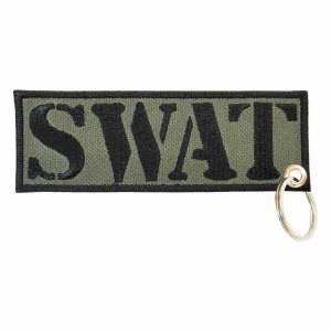 Patch Bordado - Tarja Airsoft Police Swat PL60116-408 - Chaveiro