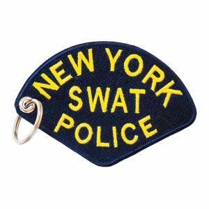Patch Bordado - Tatico Police Swat New York Policia PL60120-244 - Chaveiro