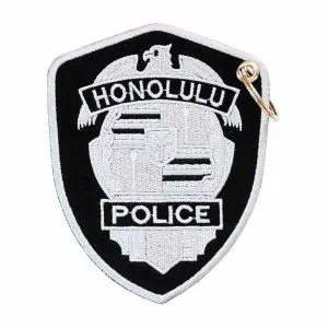 Patch Bordado - Policia Cidade Honolulu Hawaii PL60121-152 - Chaveiro