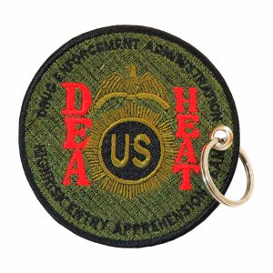 Patch Bordado - Policia Anti Trafico Drogas Dea USA PL60154-193 - Chaveiro
