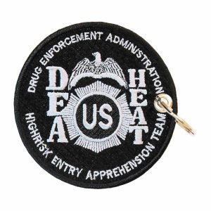 Patch Bordado -Policia Contra Trafico Drogas Dea EUA PL60155-192 - Chaveiro