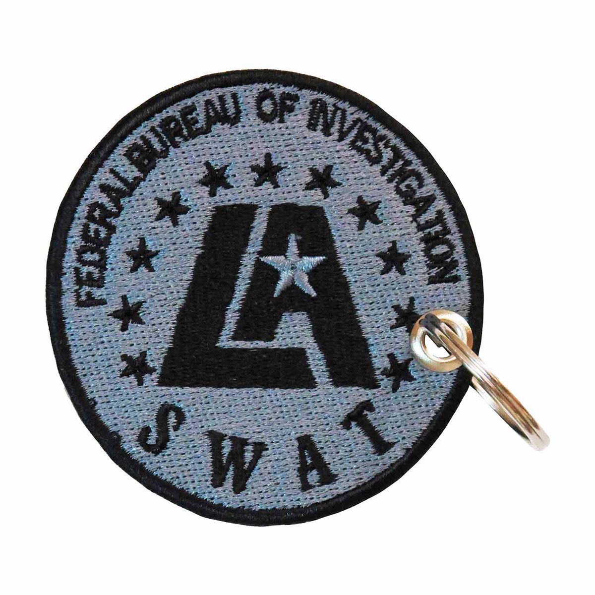 Patch Bordado - Policia Fbi Los Angeles Hollywood PL60186-327 - Chaveiro