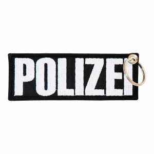 Patch Bordado - Policial em Da Policia Alemã Polizei PL60197-422 - Chaveiro